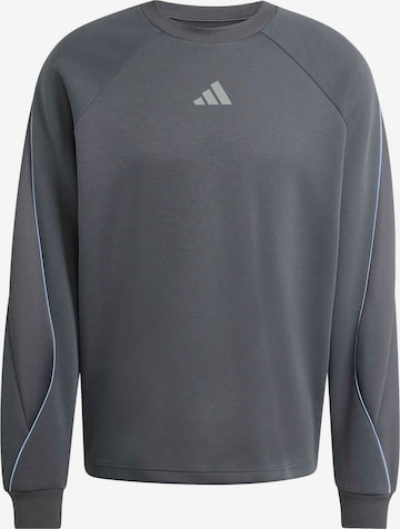 ADIDAS SPORTSWEAR Sports sweatshirt 'M STADIUM CRW' in Grey: front