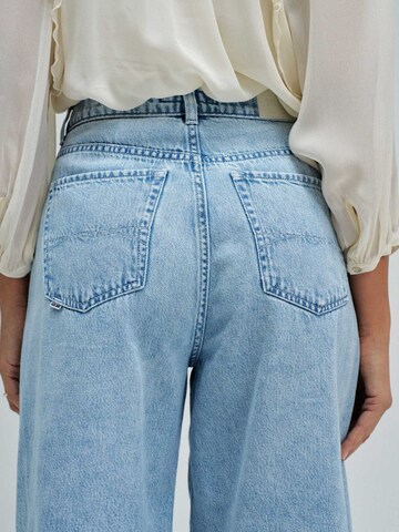 évasé Jean Salsa Jeans en bleu