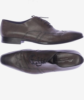 Santoni Halbschuh 45,5 in Braun: Vorderseite
