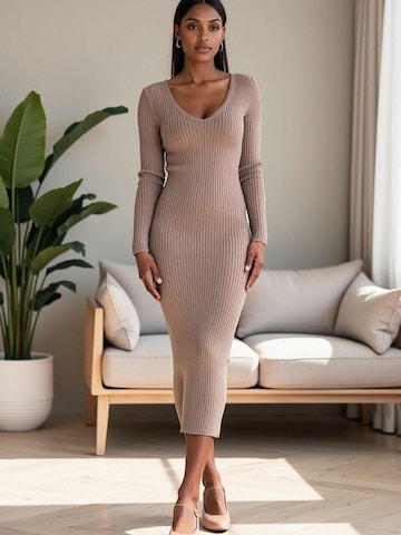 Robes en maille 'M1090' Figl en beige