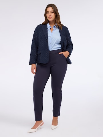Regular Pantalon Fiorella Rubino en bleu
