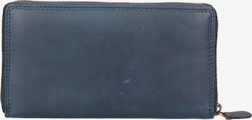 HILL BURRY Wallet in Blue: front