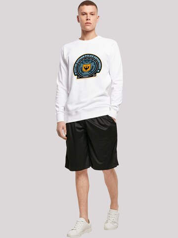 F4NT4STIC Sweatshirt 'DC Comis Superhelden Batman Gotham Police Dept' in Weiß