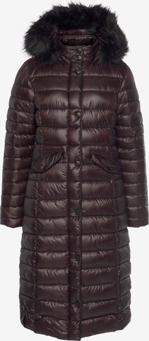 ALPENBLITZ Winter Coat in Brown: front