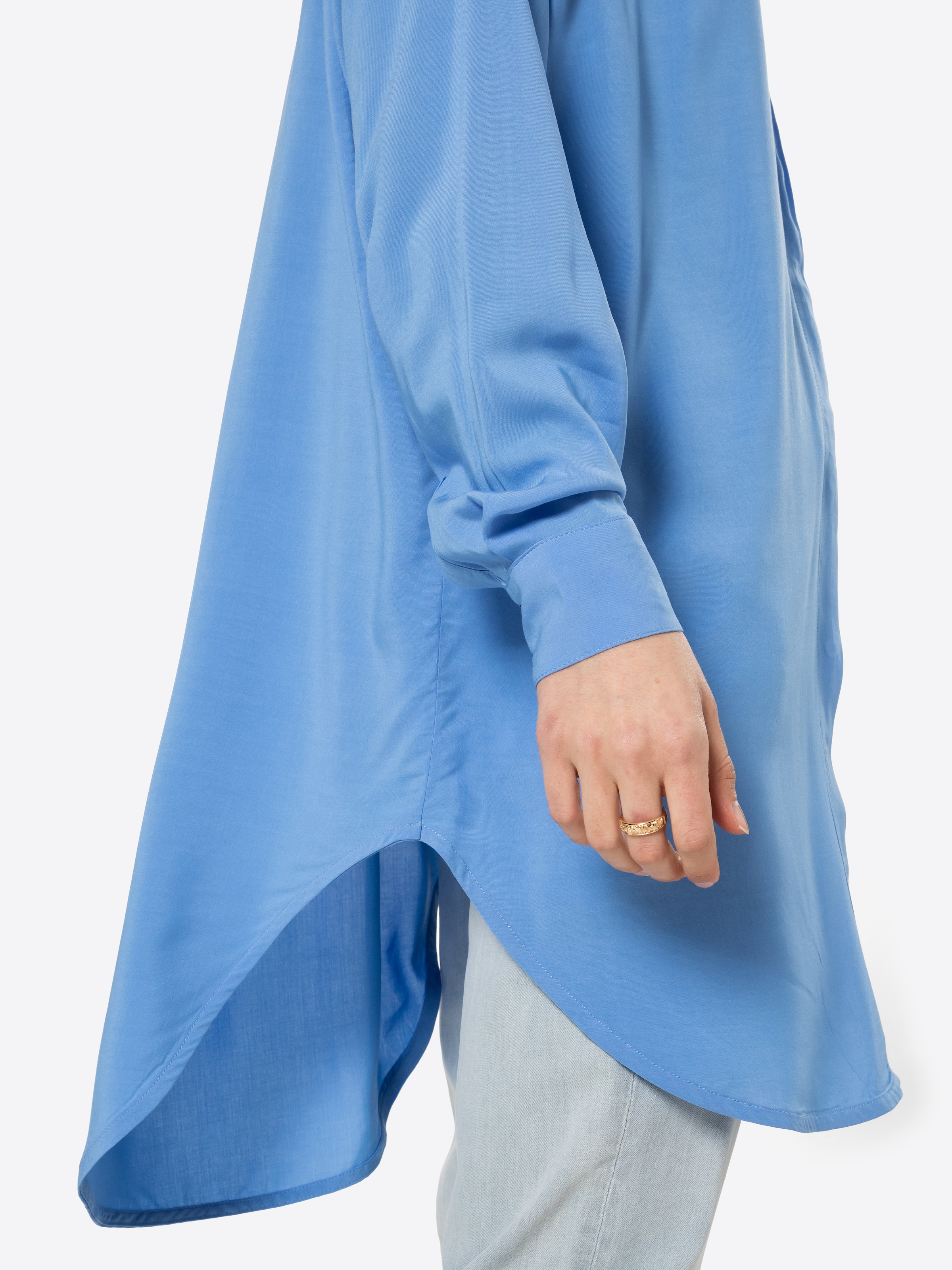 Abbigliamento Taglie comode Soft Rebels Camicia da donna in Blu Fumo 