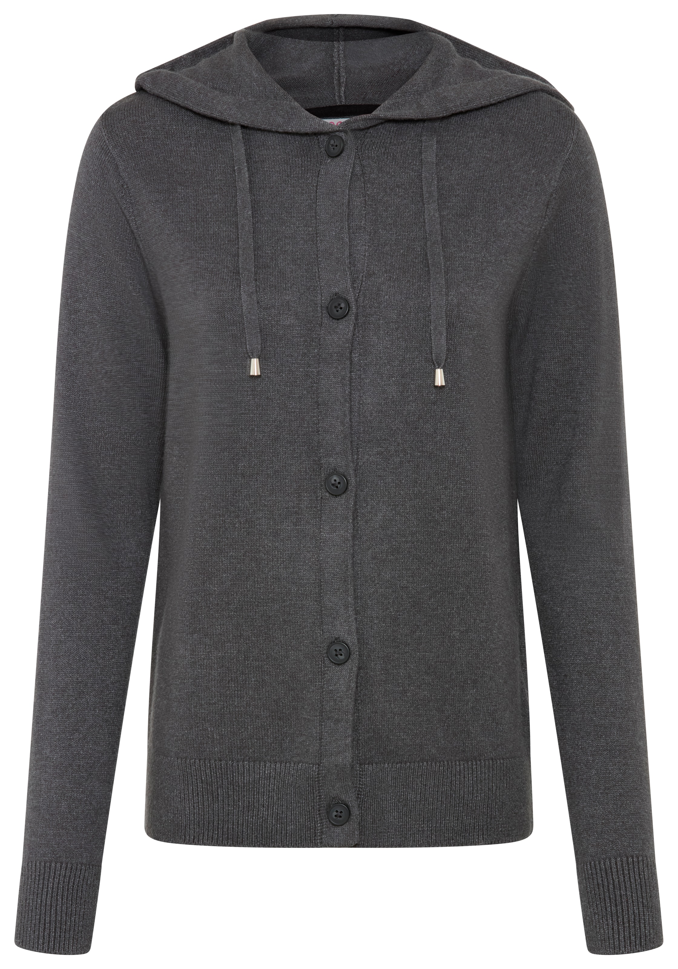 FLASHLIGHTS Knit Cardigan in Grey: front