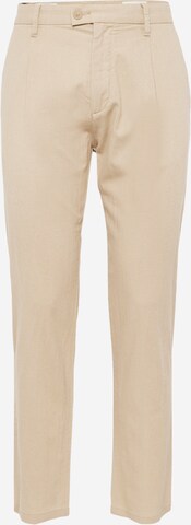s.Oliver Regular Pleat-front trousers in Beige: front
