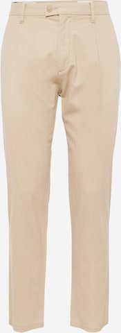 Pantaloni con pieghe di s.Oliver in beige: frontale