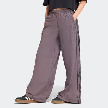 ADIDAS ORIGINALS Wide Leg Hose 'ADIBREAK' in Lila: Vorderseite