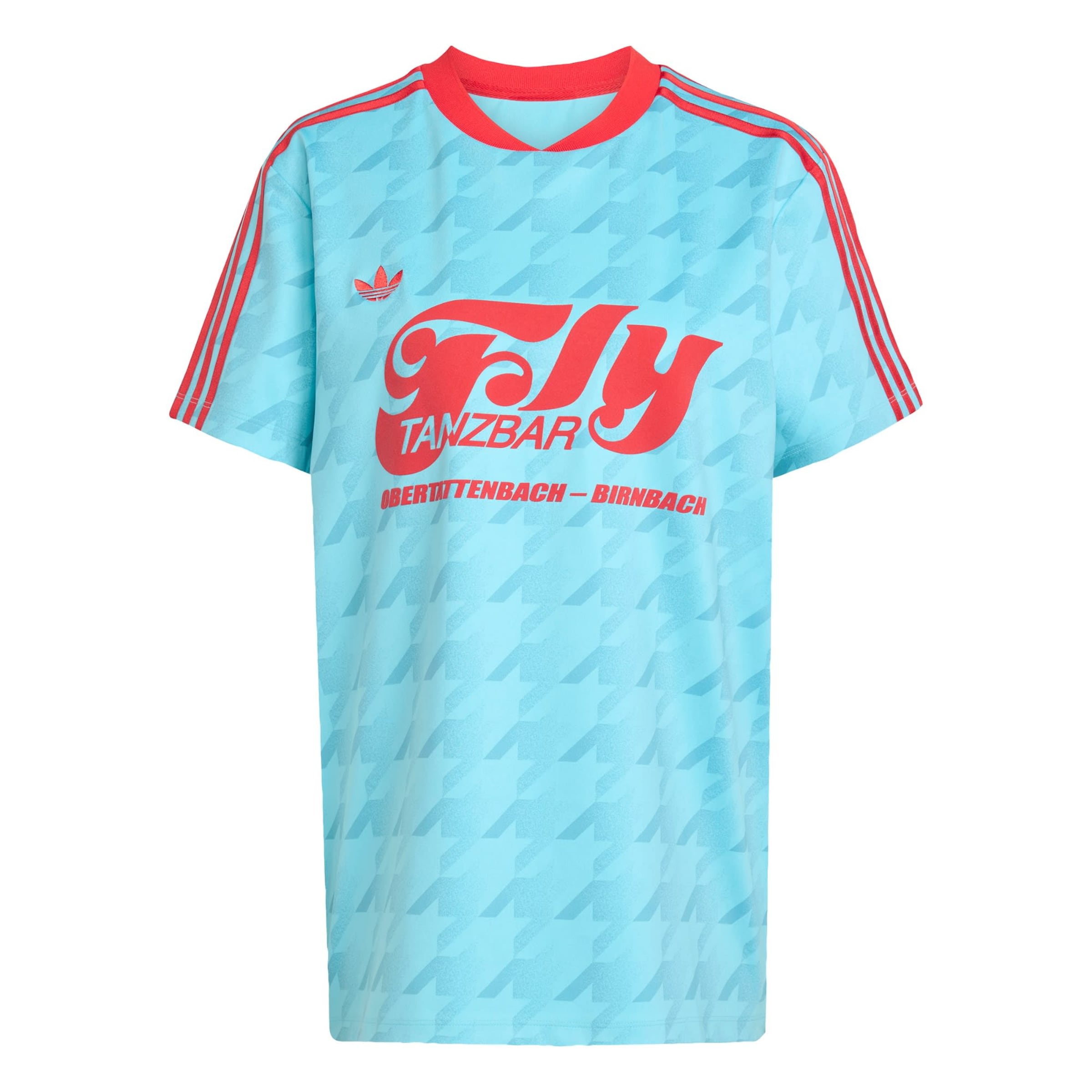 ADIDAS ORIGINALS Shirt 'Graphic Football Allover Print' in Blue: front