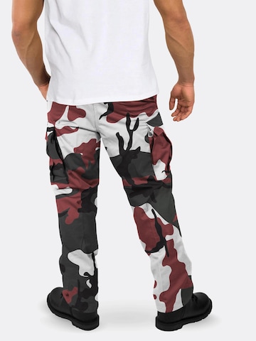 Regular Pantalon outdoor 'Trooper' normani en rouge