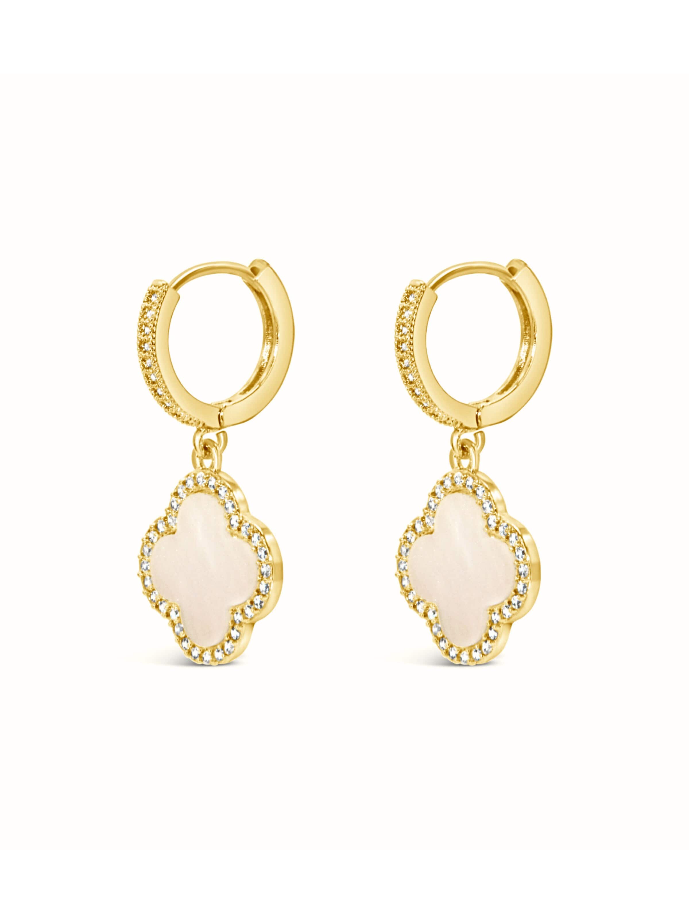 ARS-ARGENTI Ohrringe 'LUCKY LUXE'‌‌ in Gold: Vorderseite