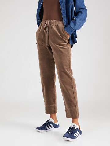 Claire Regular Pants 'Thine' in Brown: front