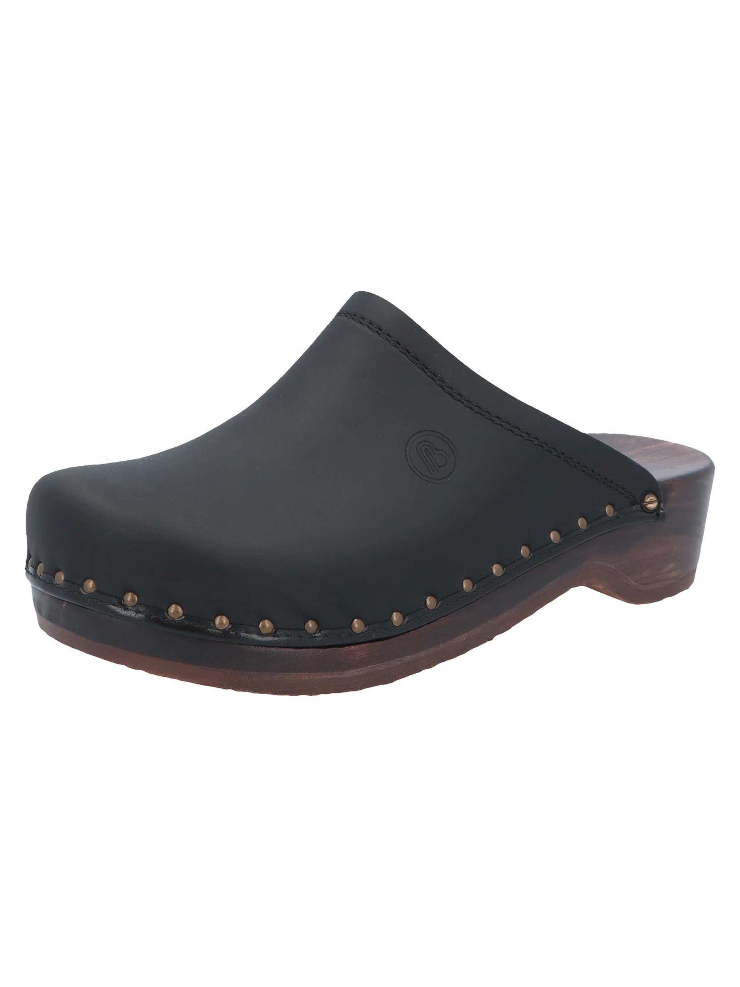 BERKEMANN Clogs 'Natur-Toeffler' in Black
