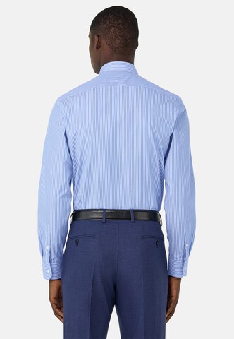 Boggi Milano Regular Fit Hemd in Blau