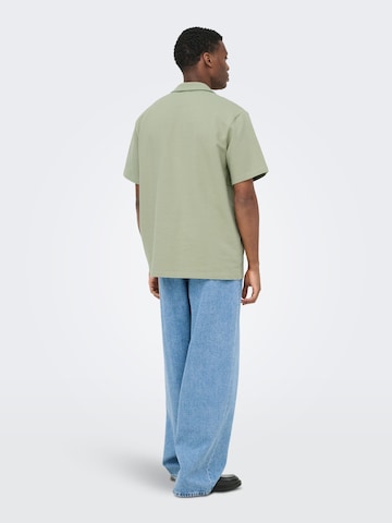 Fit confort Chemise 'ONSKian' Only & Sons en vert