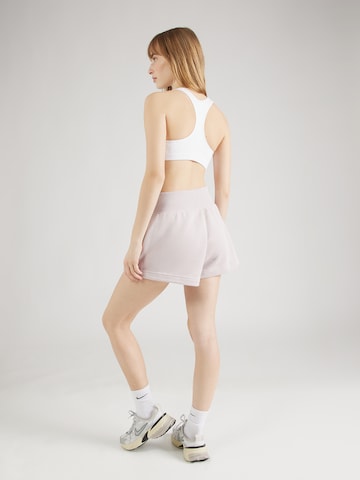 Nike Sportswear - Loosefit Calças 'Phoenix Fleece' em roxo