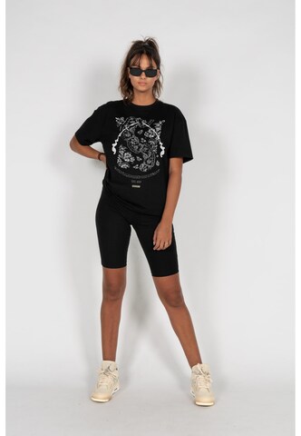 MJ Gonzales T-shirt 'Paisley' i svart