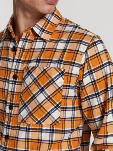 Shiwi Regular fit Button Up Shirt 'Luke' in Yellow