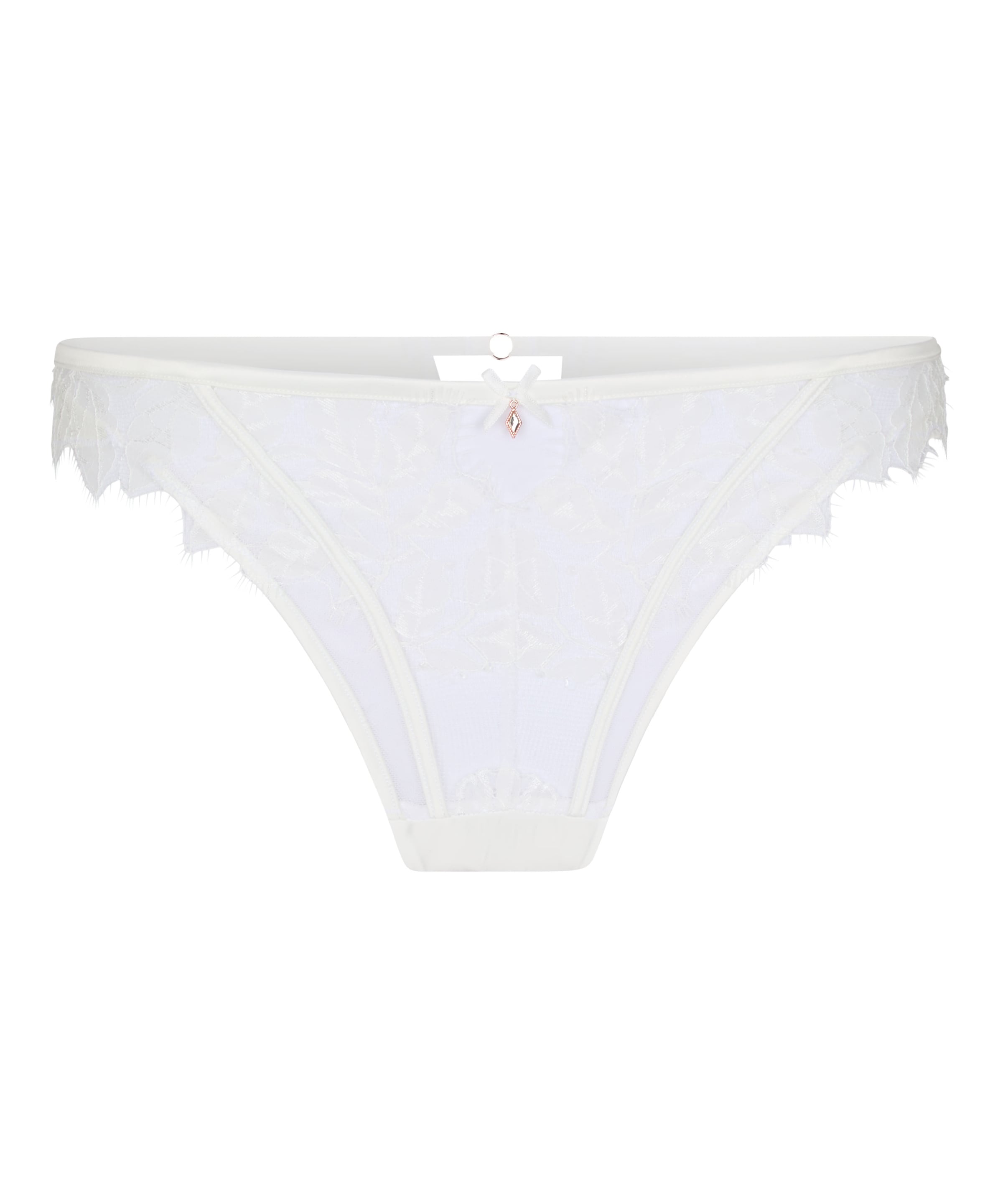 Hunkemöller String in XS in de kleur Wit, Productweergave