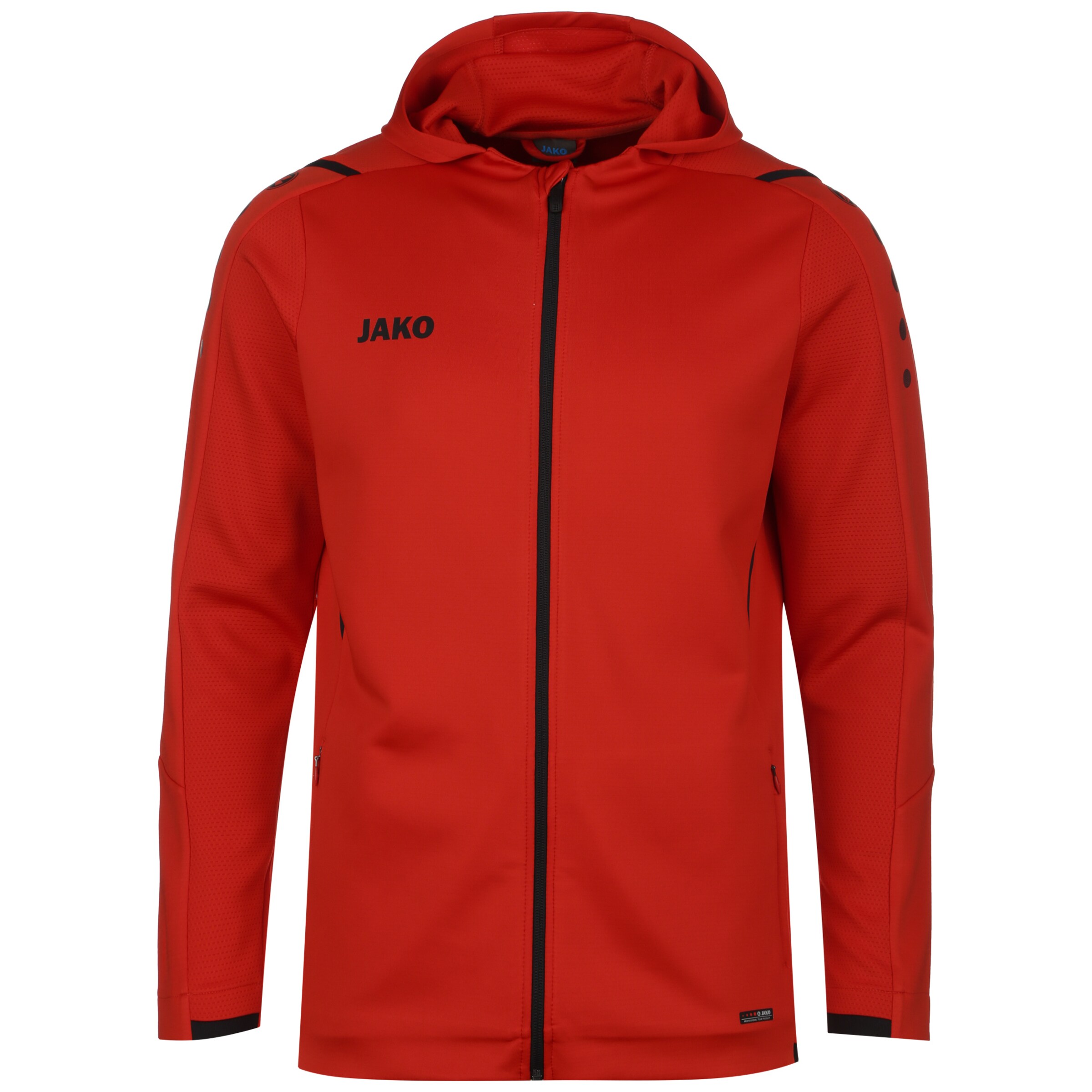 JAKO Sportjacke in Rot: Vorderseite