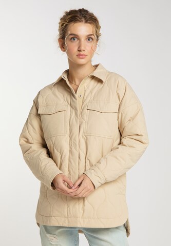 Veste mi-saison DreiMaster Vintage en beige : devant