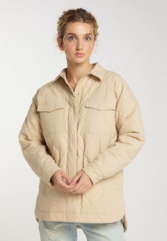 DreiMaster Vintage Übergangsjacke in Beige: predná strana