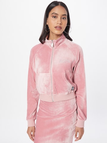 Veste mi-saison 'Nana' Von Dutch Originals en rose : devant