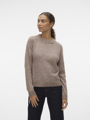 VERO MODA Trui 'VMFiluca' in Bruin