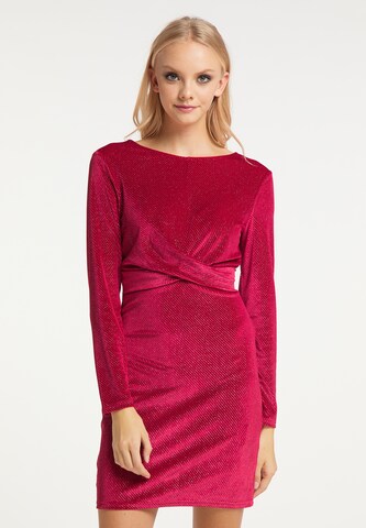 MYMO Dress in Red: front