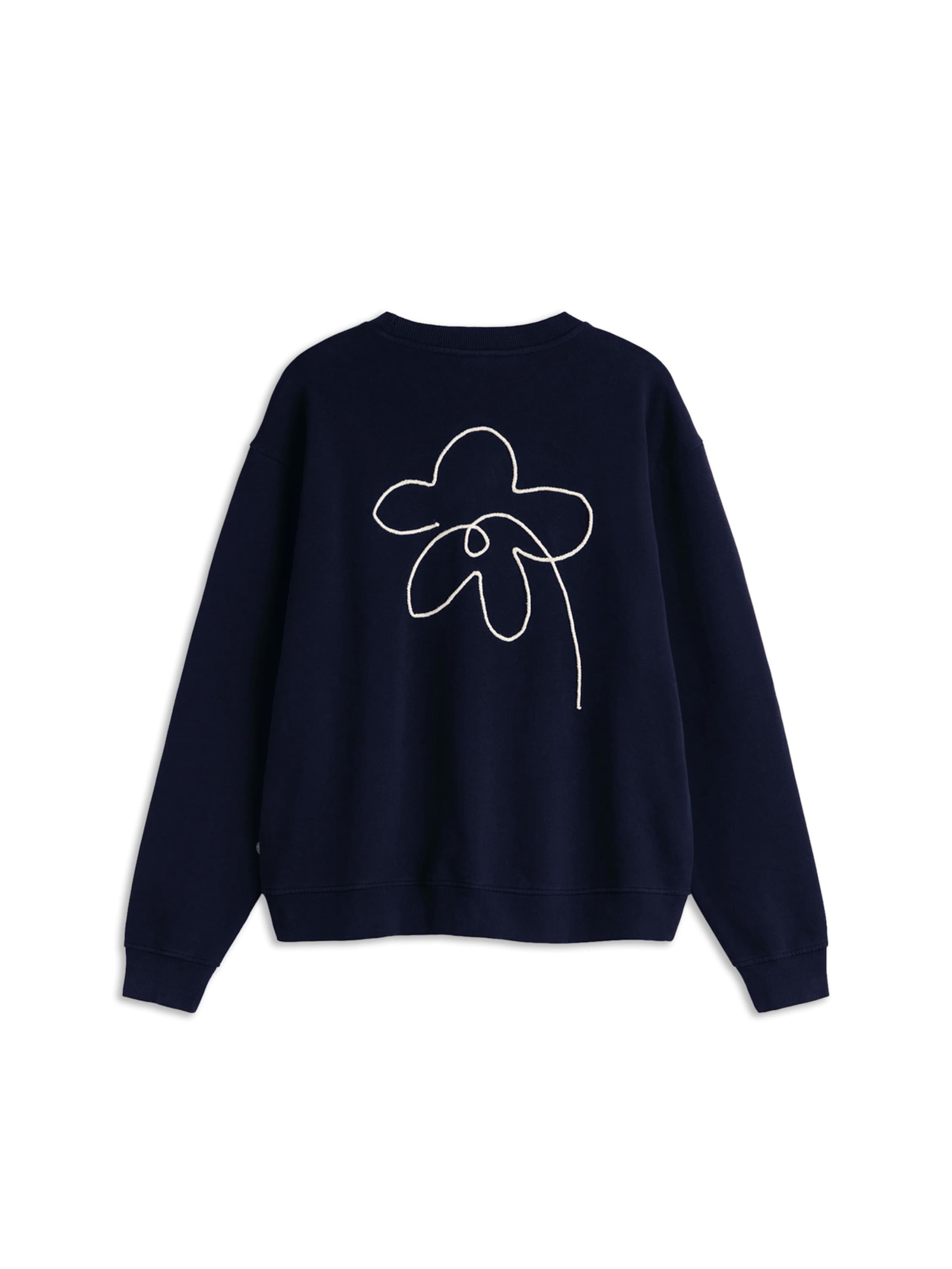 Sweat-shirt 'Flower Rope' Thinking MU en bleu