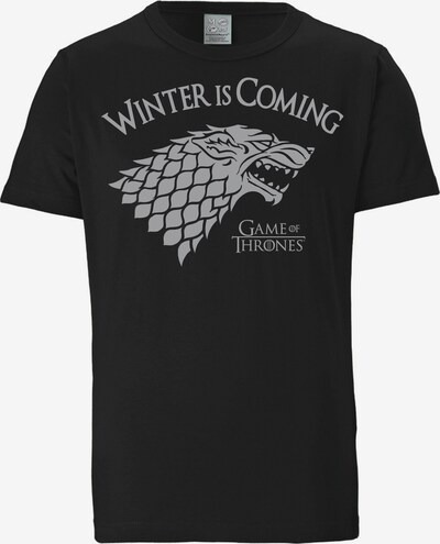LOGOSHIRT Shirt 'Game of Thrones' in de kleur Zwart, Productweergave