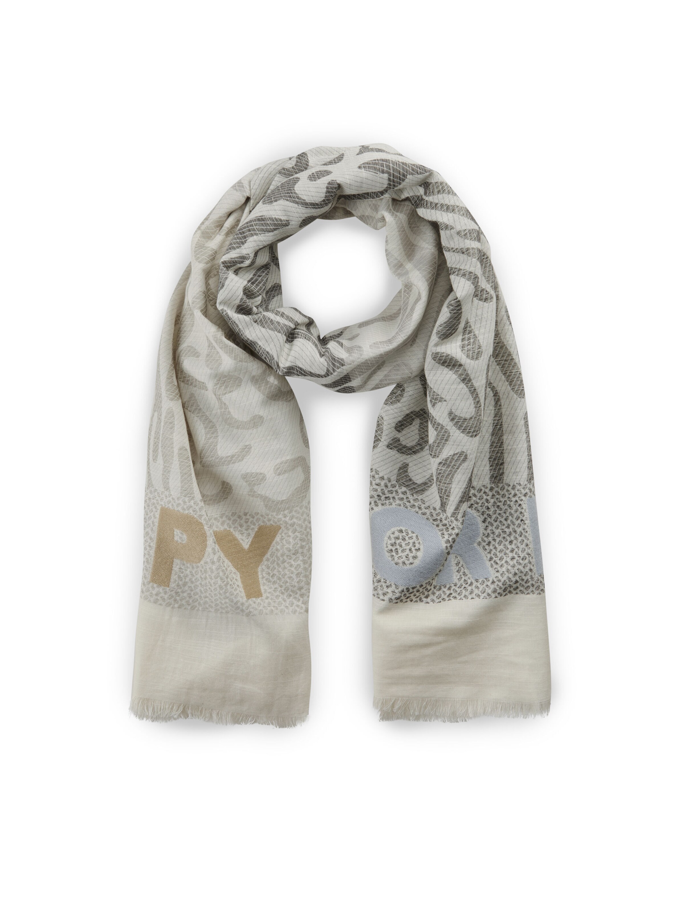 CODELLO Schal in Grau: Vorderseite