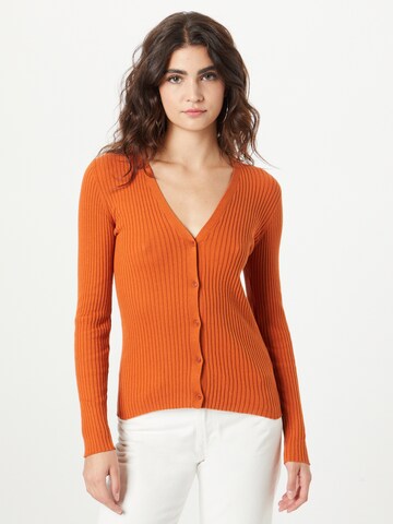 ARMEDANGELS Knit Cardigan 'TINNA' in Orange: front
