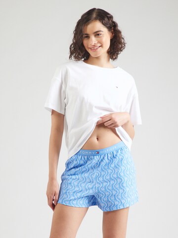 Tommy Hilfiger Underwear - Pijama de pantalón corto en blanco: frente