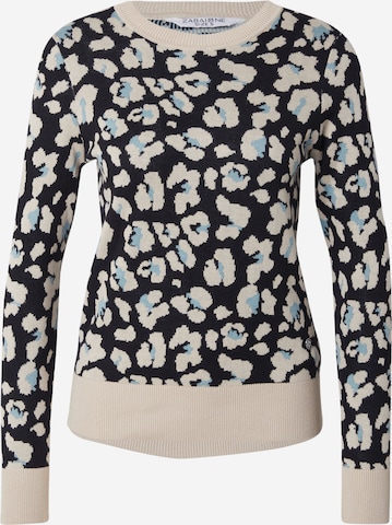 ZABAIONE Pulóver 'La44ina' - fekete: elől