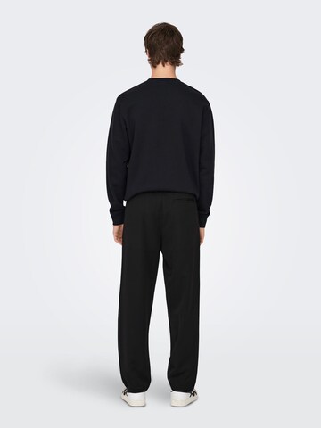 Regular Pantalon 'SINUS' Only & Sons en noir