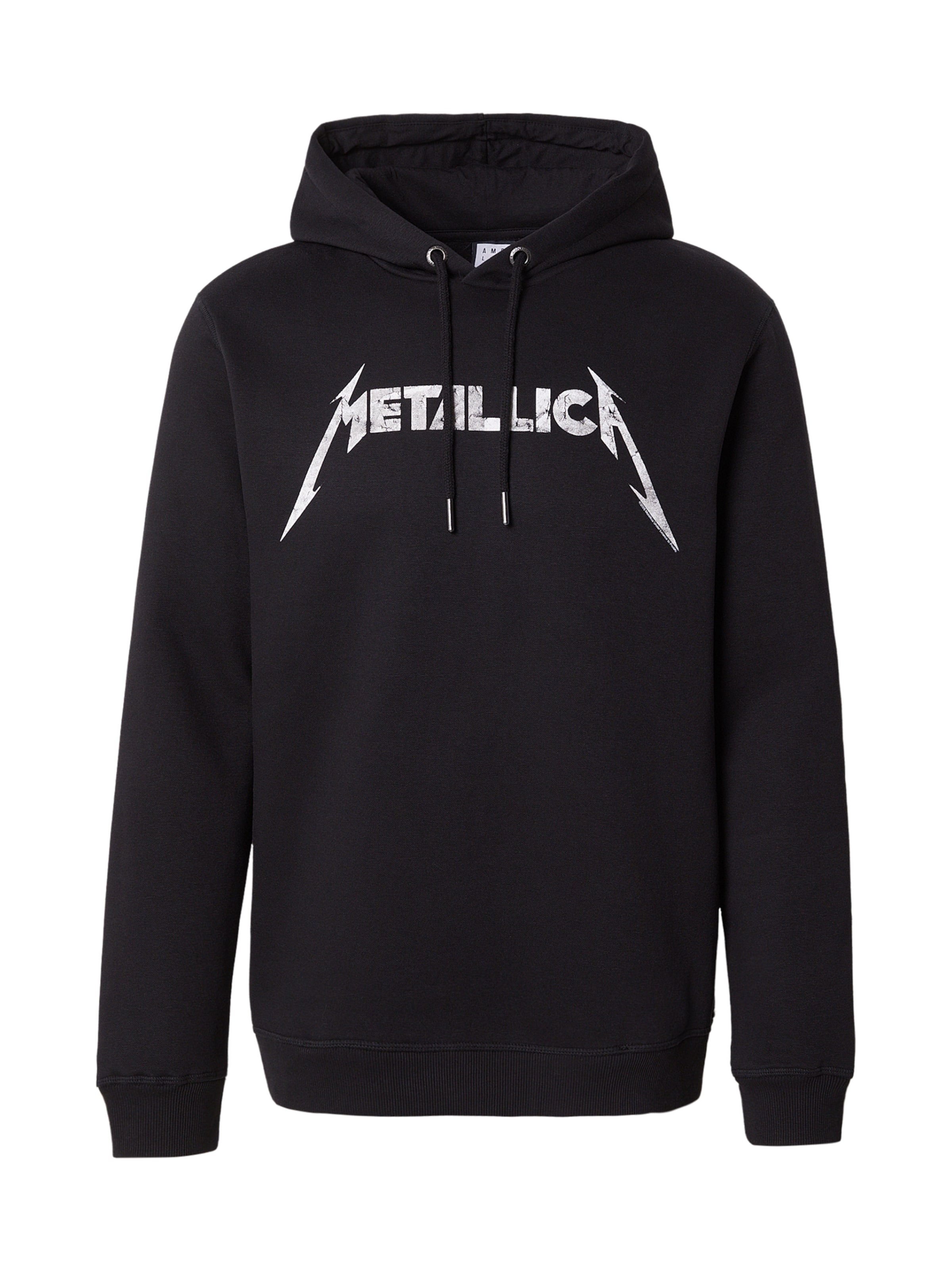 AMPLIFIED Sweatshirt 'METALLICA' in Black: front