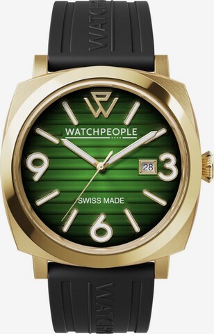 Montre à affichage analogique Watchpeople en vert : devant