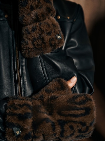 Guanti con dita corte di Rockett St George in marrone
