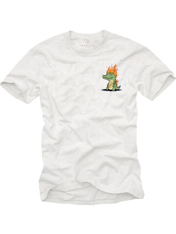 MAKAYA Shirt in White: front