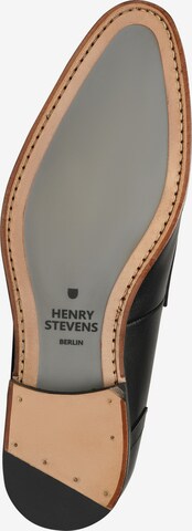 Henry Stevens Loafer Durchgenäht ' Murray PL ' in Schwarz