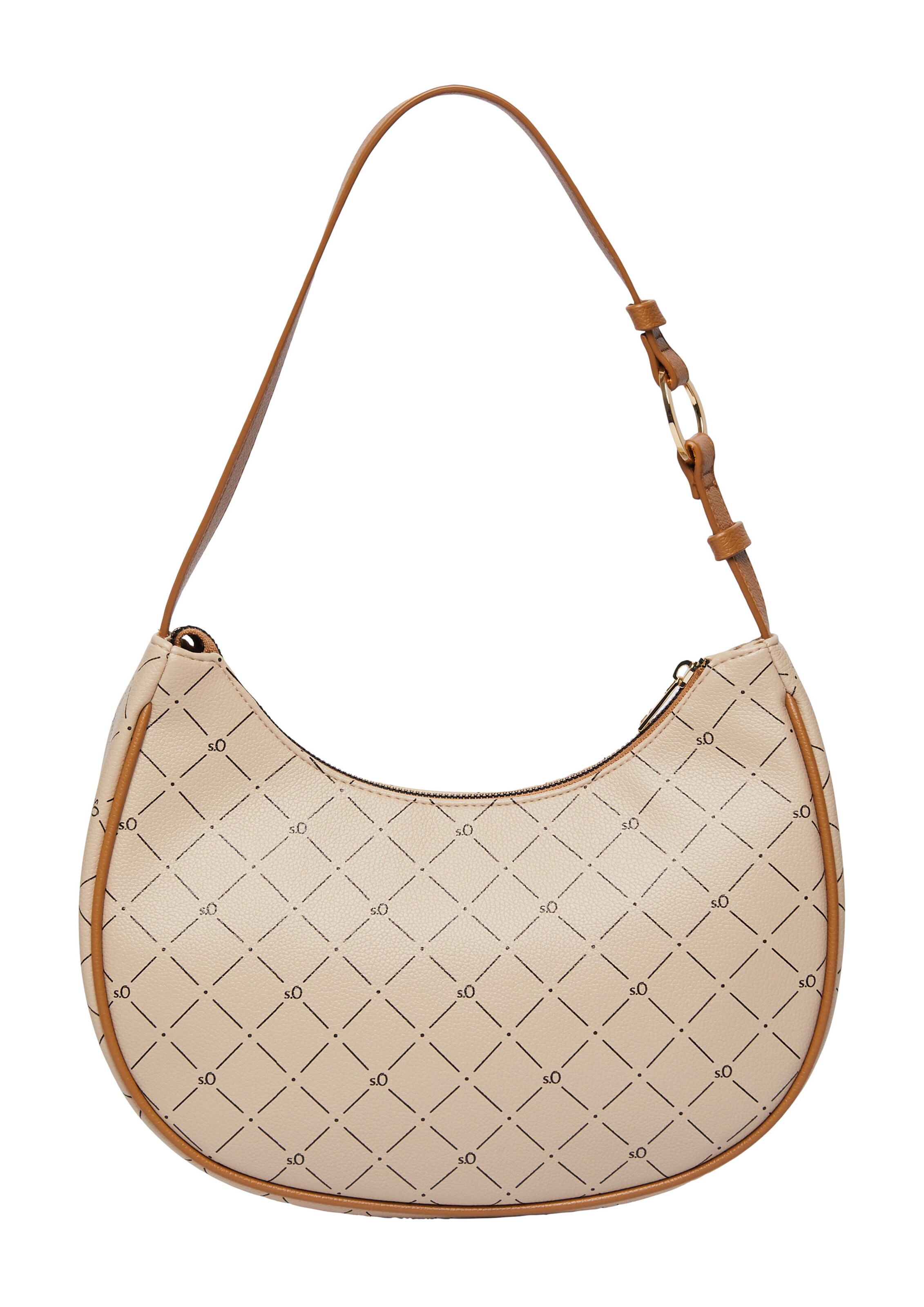 s.Oliver Shoulder Bag in Beige: front