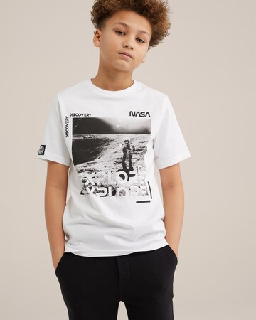 WE Fashion - Camisola 'NASA' em branco