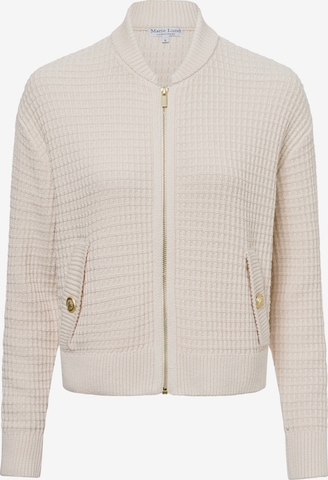 Marie Lund Strickjacke in Beige: Vorderseite