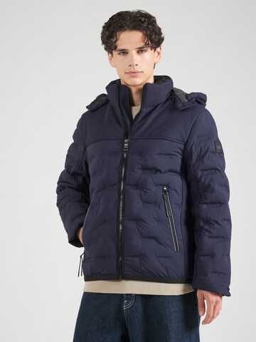 TOM TAILOR Winter Jacket in Blue: front