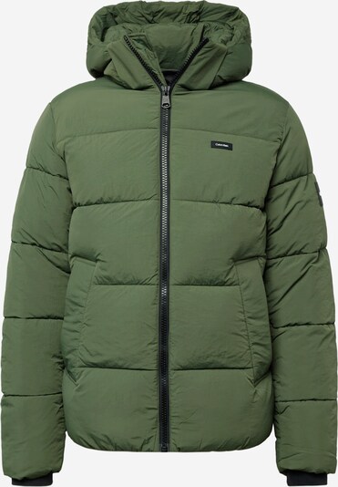 Calvin Klein Winter Jacket in Dark green / Black / White, Item view