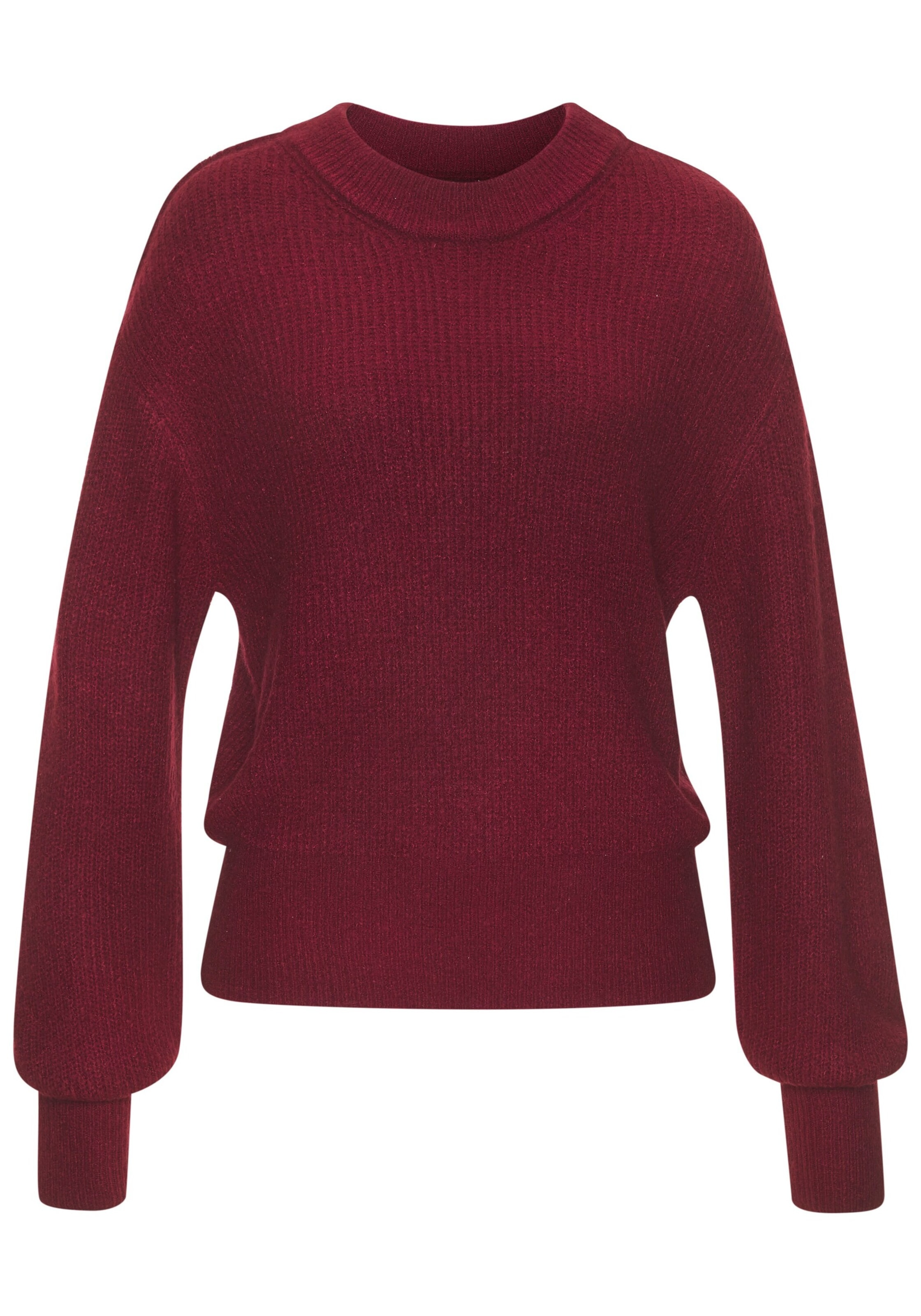 LASCANA Sweater in Red: front
