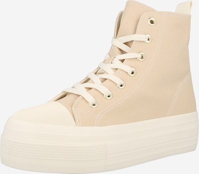 Hailys Korkeavartiset tennarit 'Lo44tta' värissä kerma, Tuotenäkymä