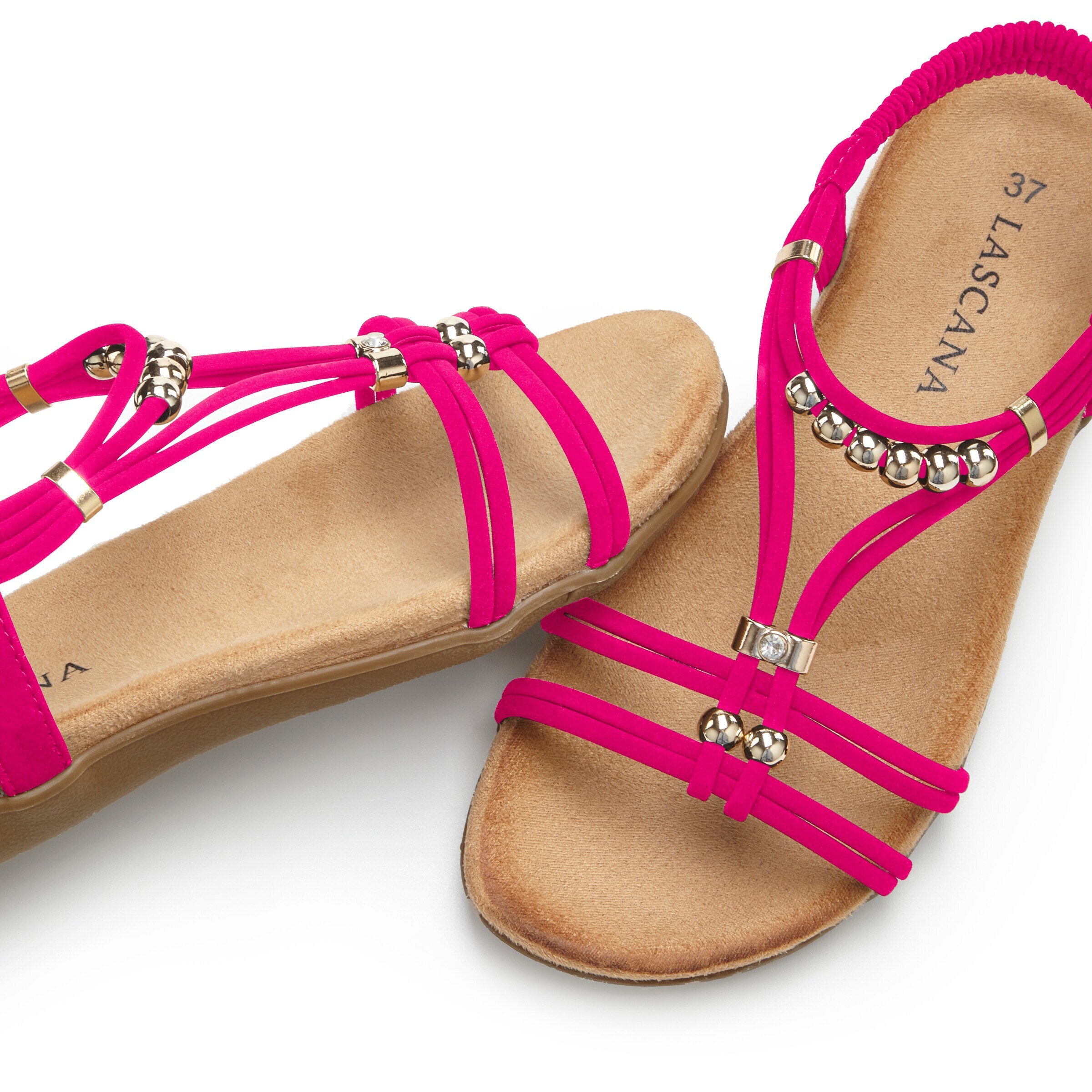LASCANA Strap Sandals in Pink